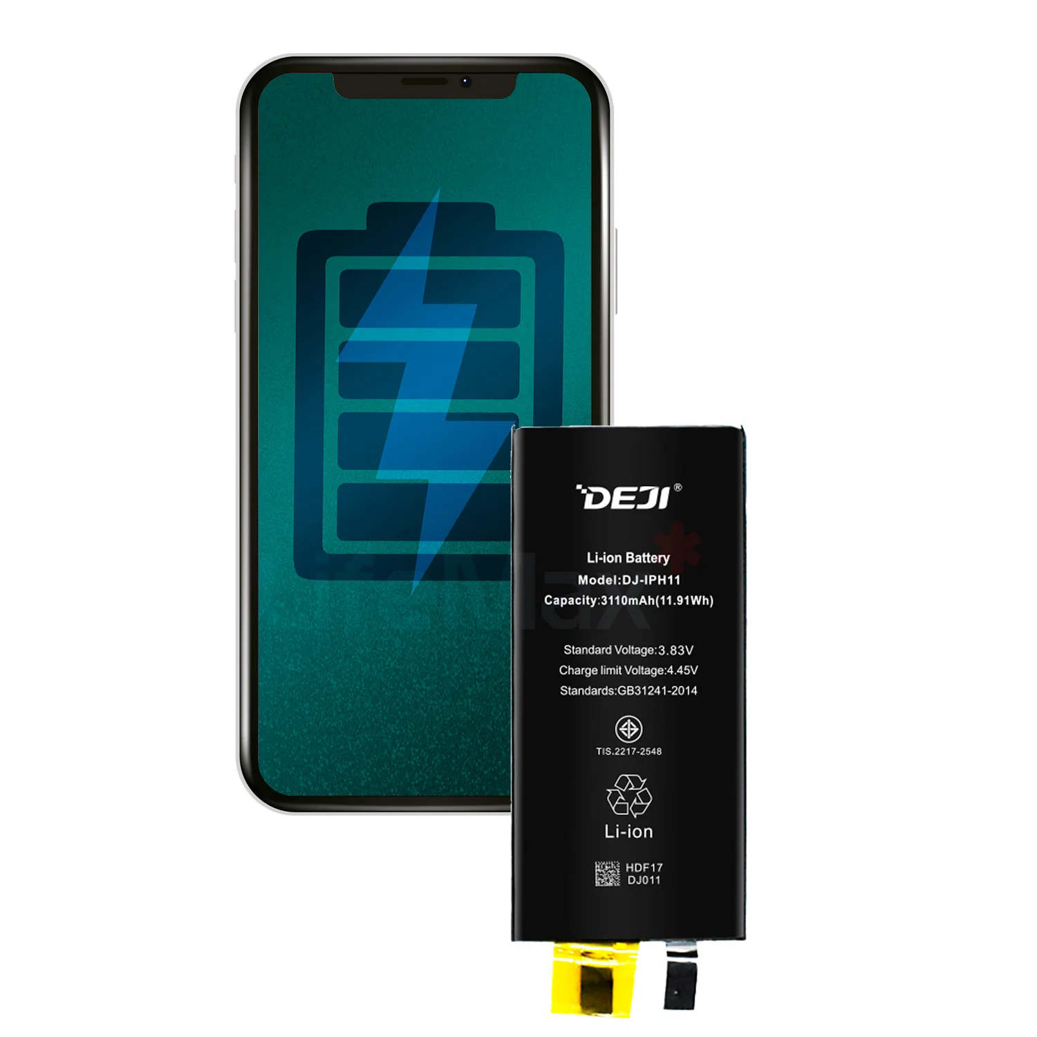 Bateria iPhone 11 Capacidad 3110 Mah Alta Gama Repuesto 3