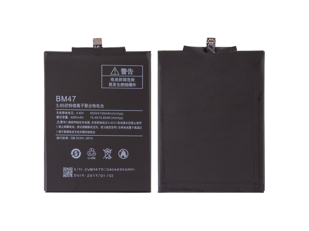 Batería Xiaomi Redmi 3 - 3s - 3x - 4x - 3 Pro Bm47  4000 Mah 1