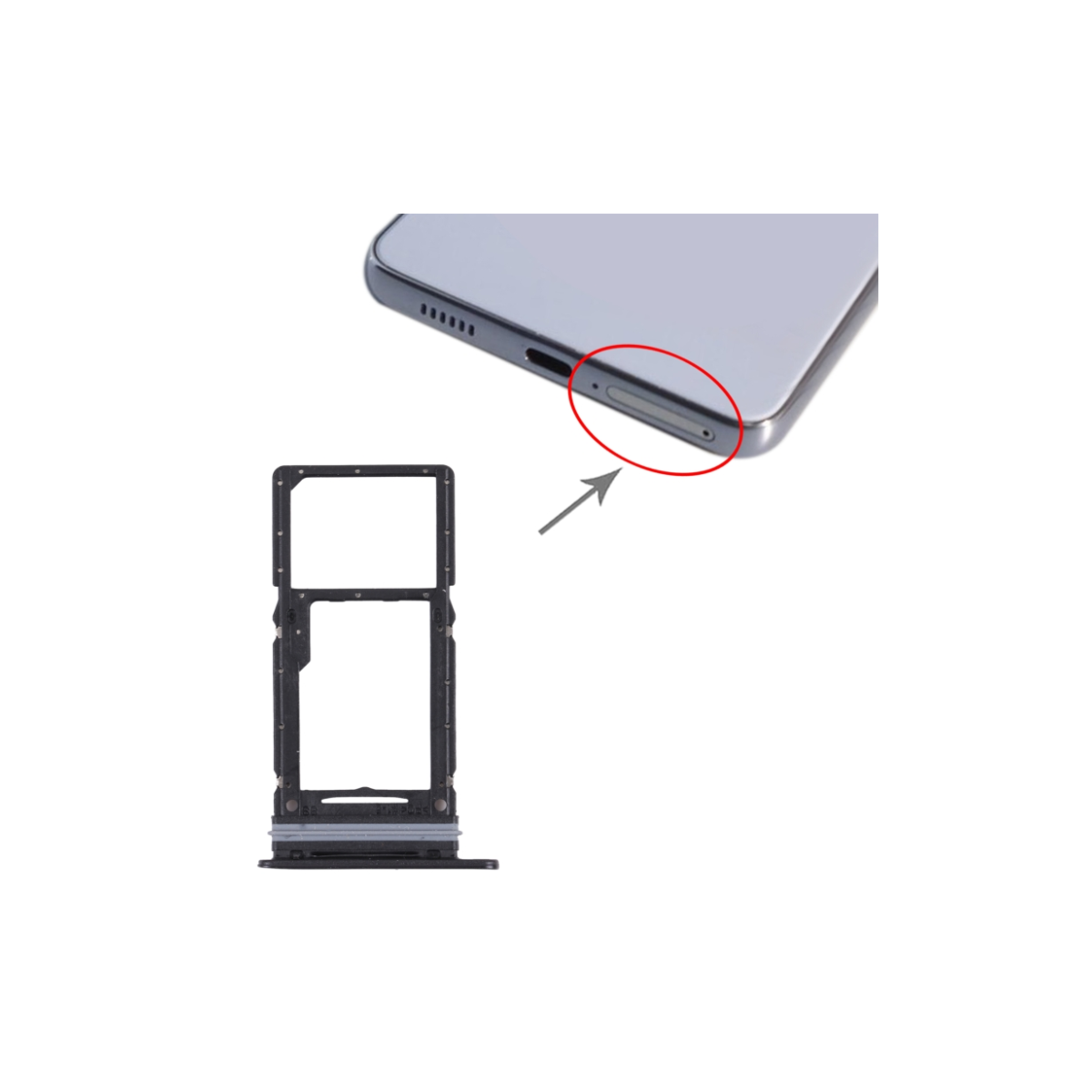 Bandeja Porta Sim Samsung Galaxy A33 5G A336 Repuesto 6