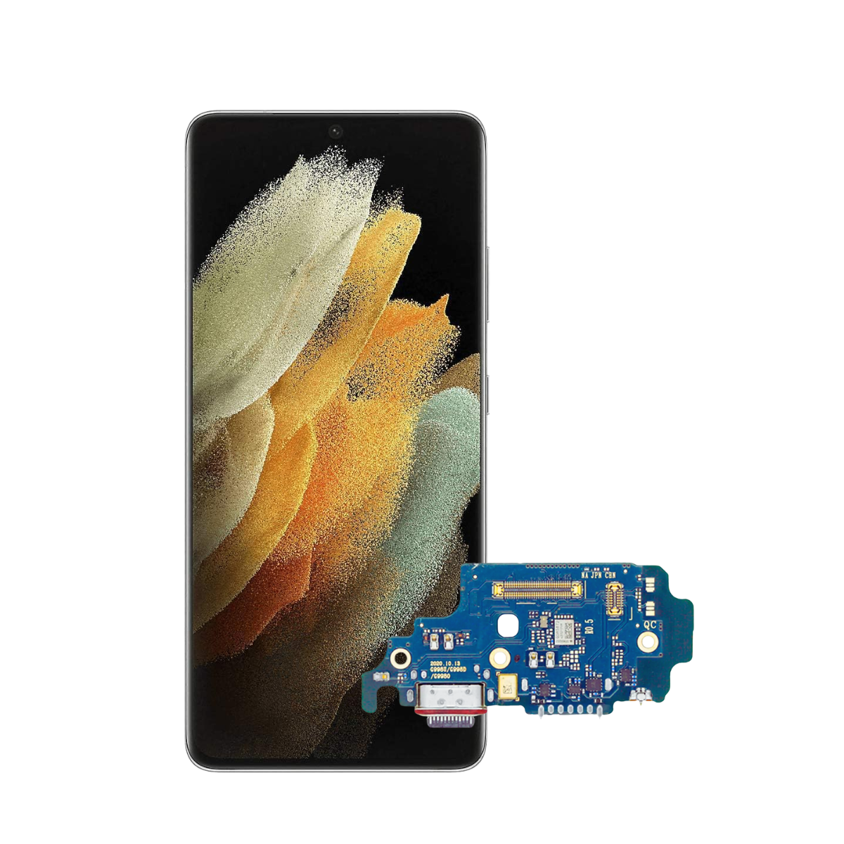 Flex Carga - Usb Samsung Galaxy S21 Ultra G988 Repuesto 1