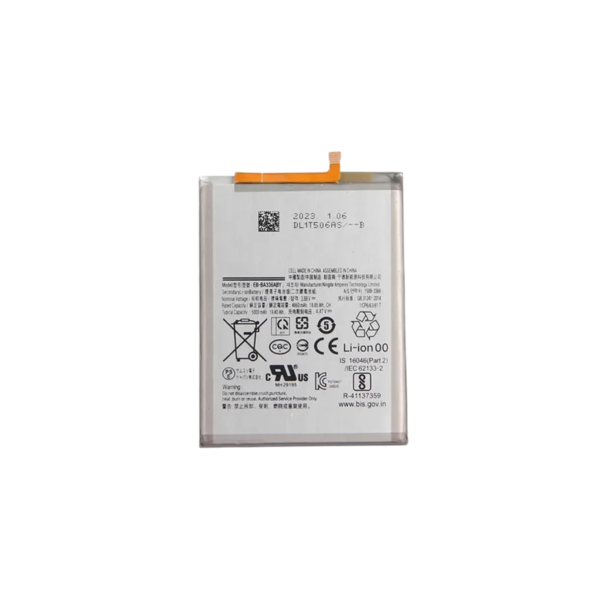 Bateria Para Samsung Galaxy A33 5G - A53 5G 5000 Mah Repuestos 2