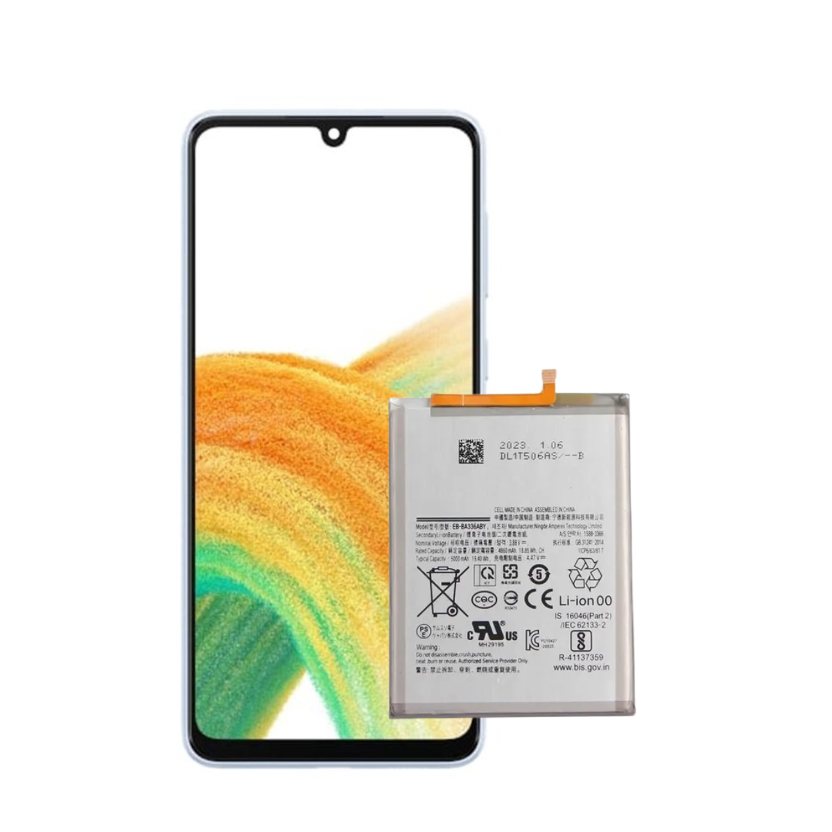 Bateria Para Samsung Galaxy A33 5G - A53 5G 5000 Mah Repuestos 1