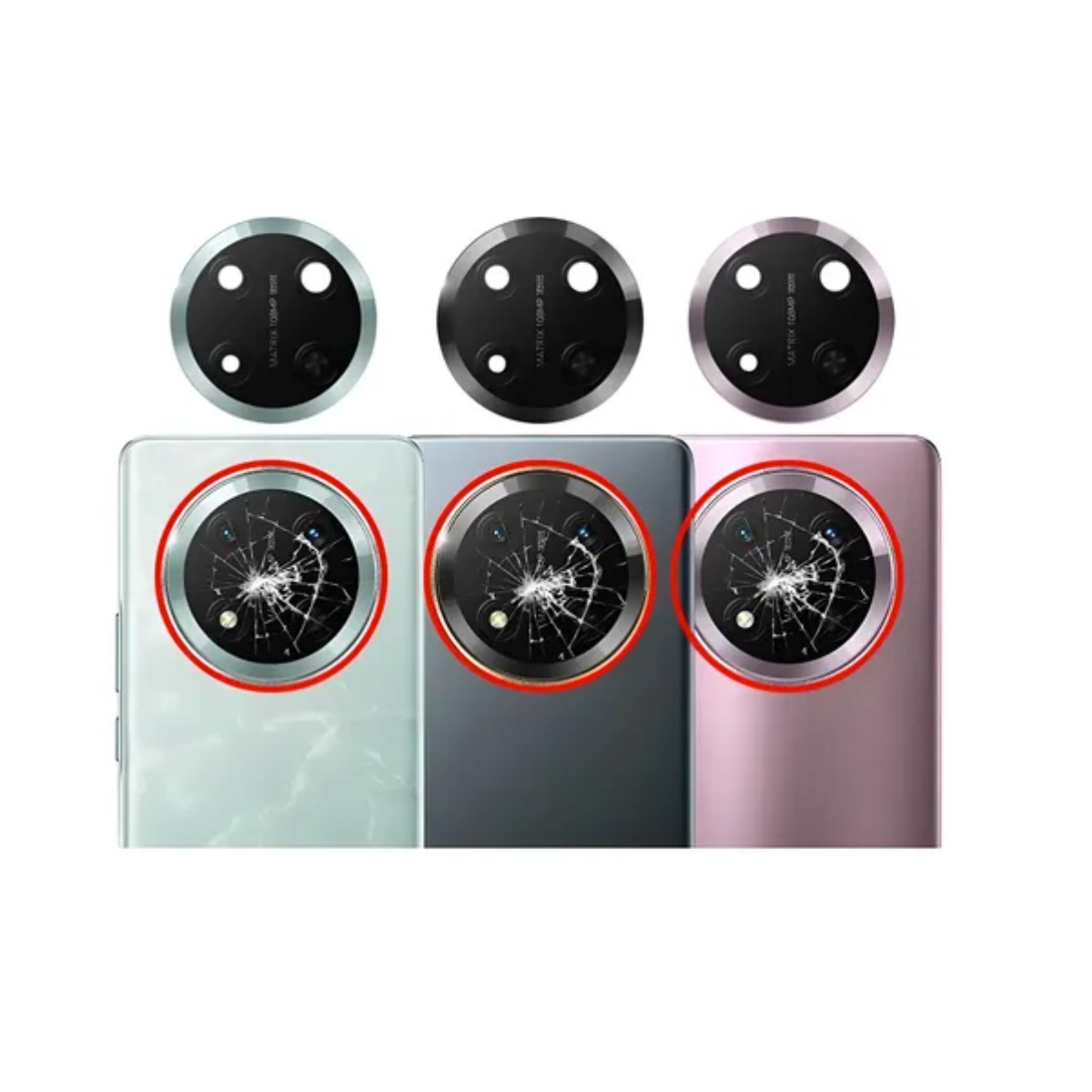 Lente Cámara Trasera Para Honor Magic 7 Lite Repuesto 2