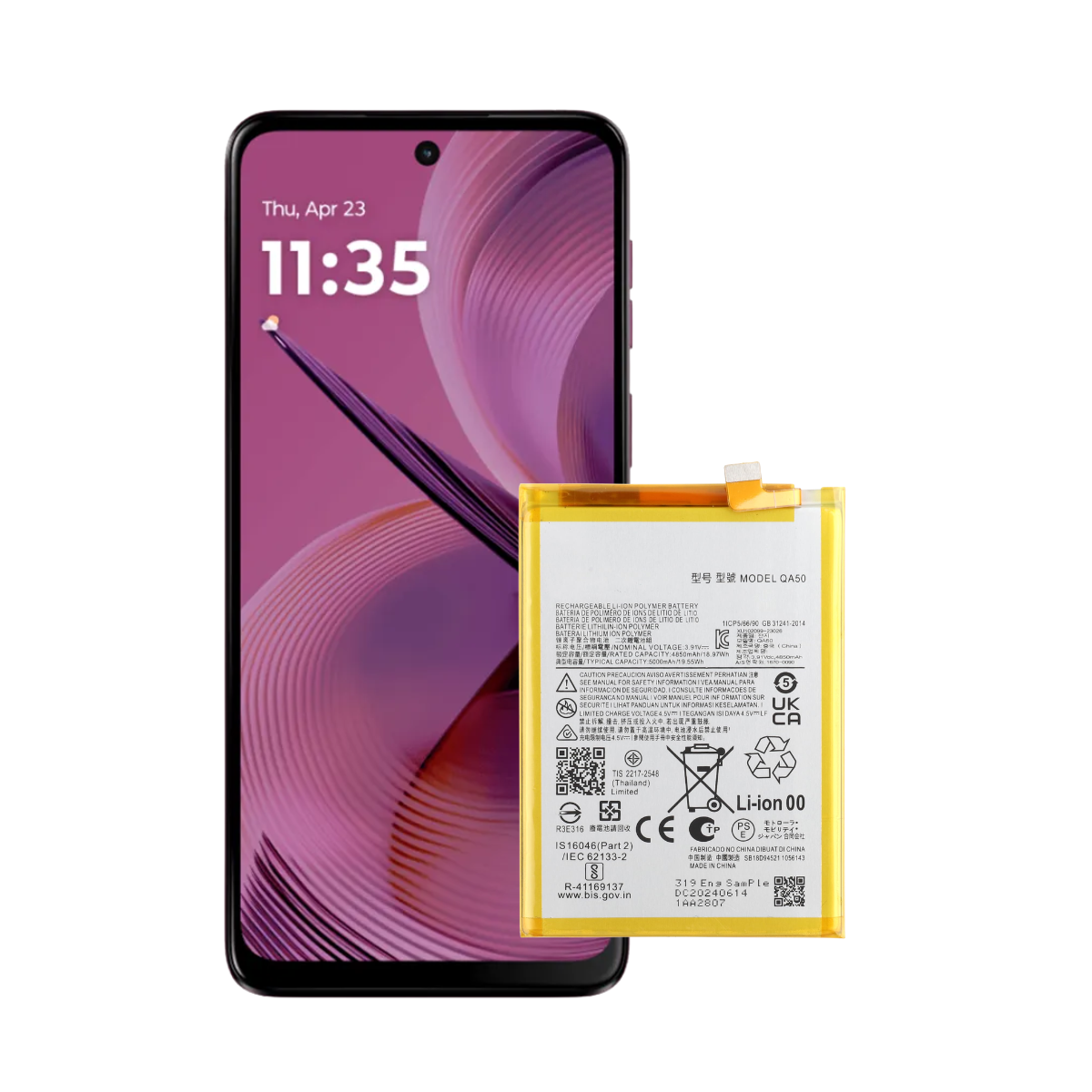 Bateria Motorola G Power 5G 5000 Mah Modelo QA50 Repuesto 1