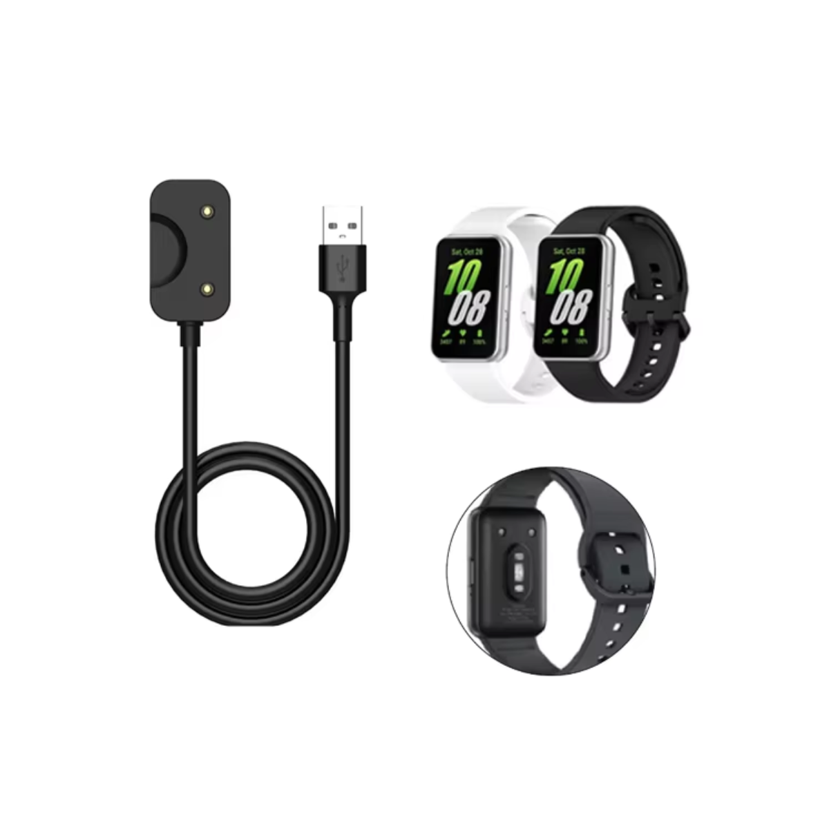 Cargador Magnético Samsung Galaxy Fit 3 R390 USB 6