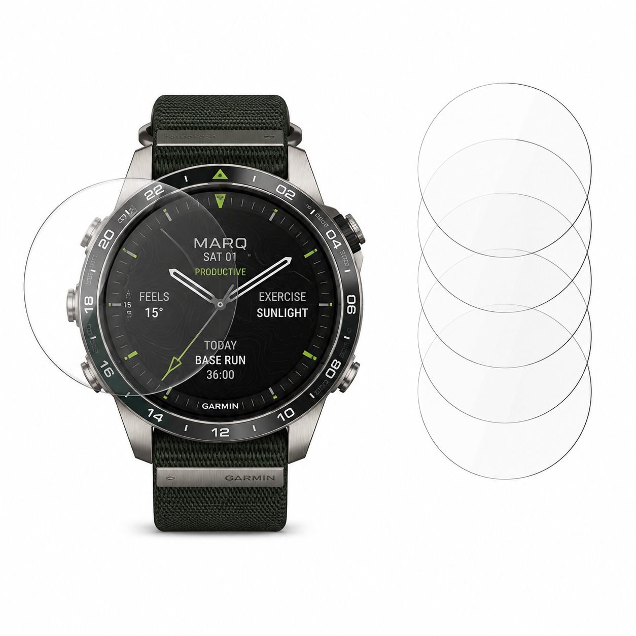 Lamina Hidrogel Garmin MARQ Gen 2 Pack 6 Unidades Nanotech 1