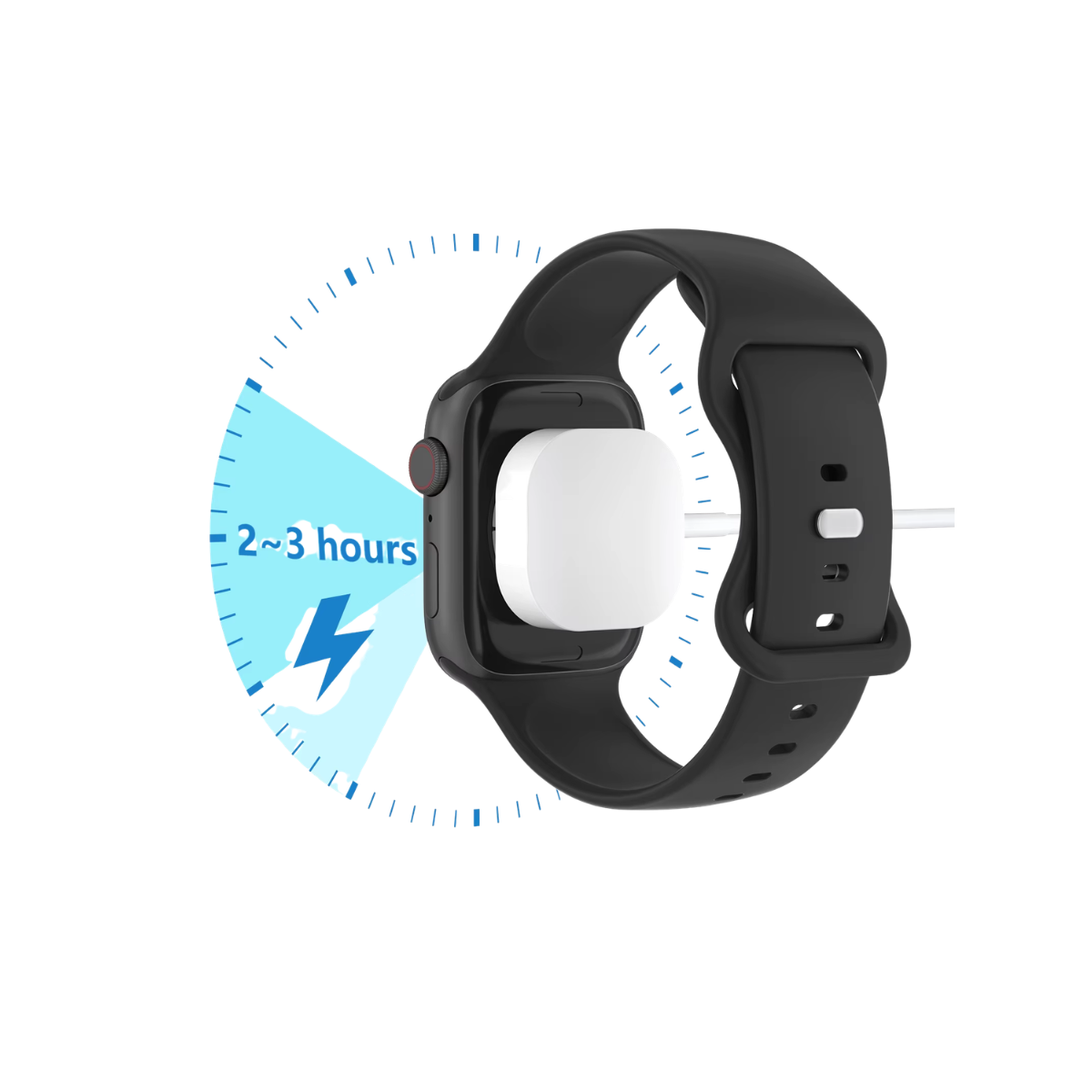 Cable Cargador Magnético Para Apple Watch Serie 7 - 8 - 9 USB 5