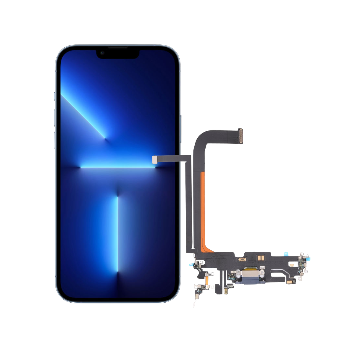 Flex Carga Para iPhone 13 Pro Max Completo Repuesto 1