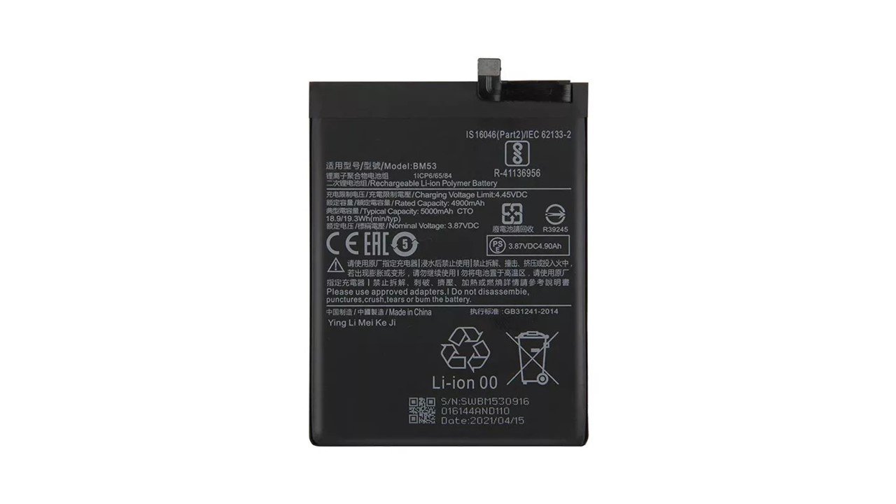 Bateria Xiaomi MI 10T - 10T Pro Modelo BM53 5000 Mah 1