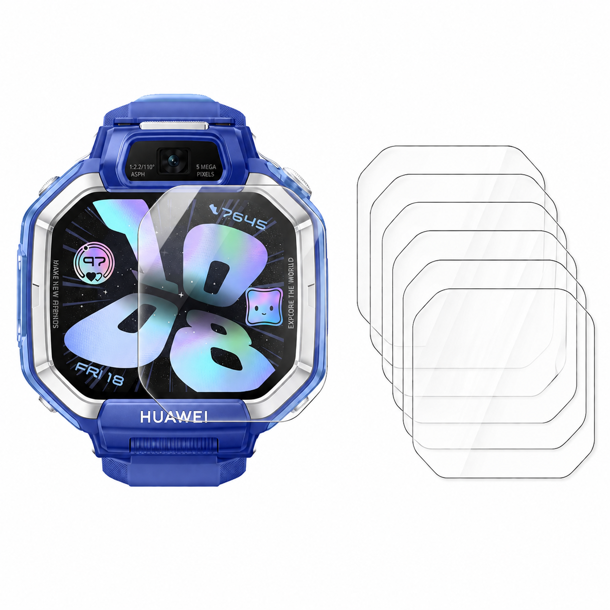 Lamina Hidrogel Huawei Watch Kids X1 Pack 6 Unidades 1