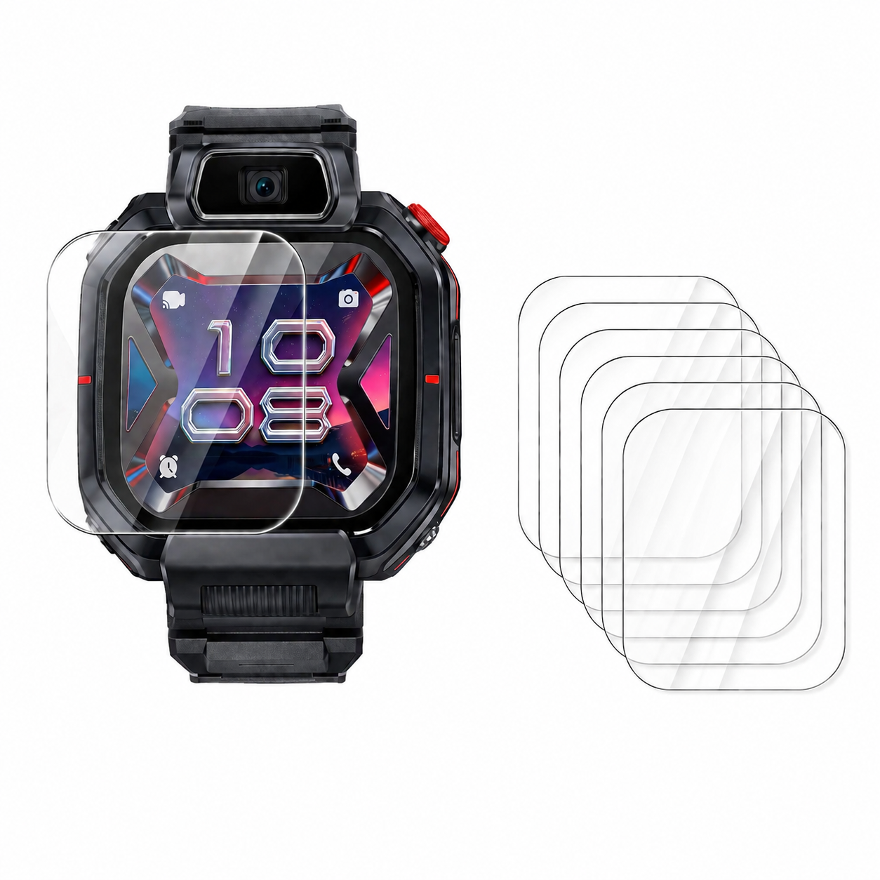Lamina Hidrogel Huawei Watch Kids X1 Pro Pack 6 Unidades 1
