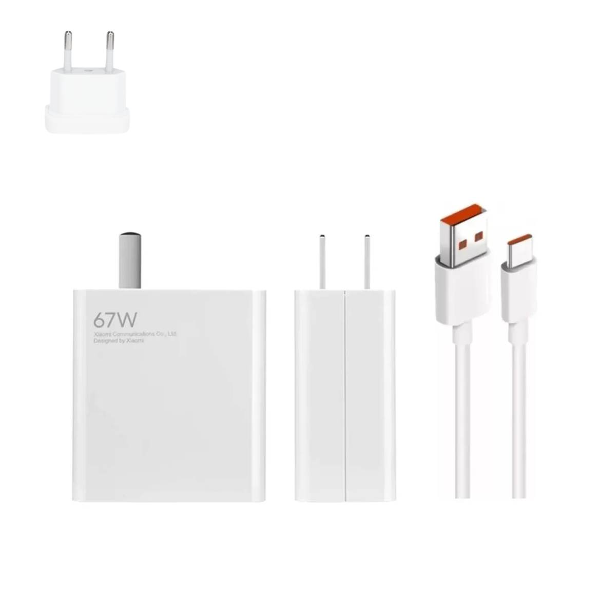 Cargador Original Xiaomi Mi Turbo Charger 67W + Cable Tipo C 1