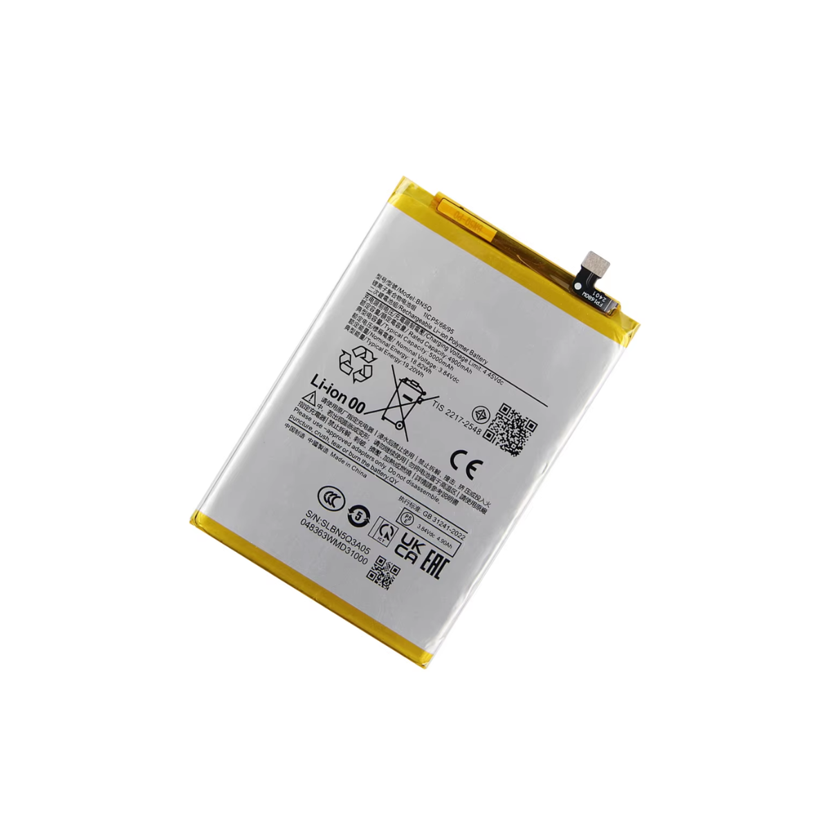 Bateria Xiaomi Poco C65 Modelo BN5Q 5000 Mah 3