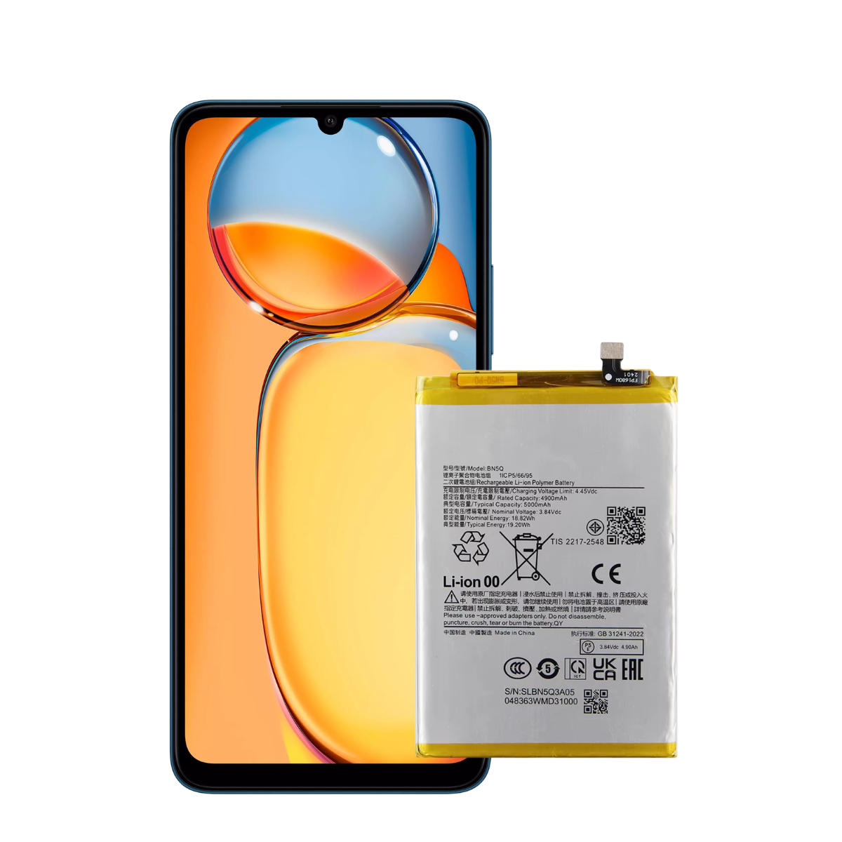 Bateria Xiaomi Poco C65 Modelo BN5Q 5000 Mah 1
