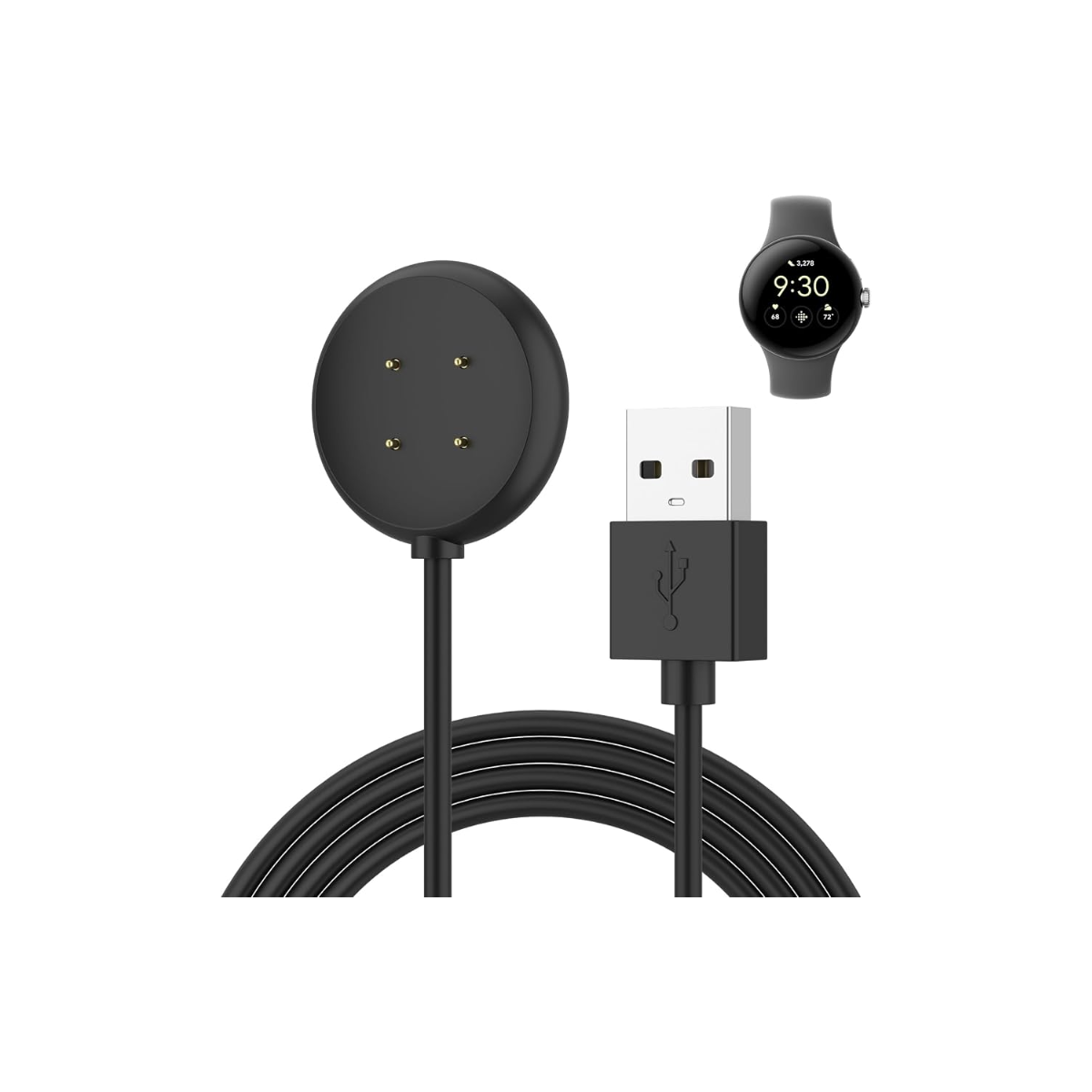 Cargador Magnético Para Google Pixel Watch 2 - Watch 3  4