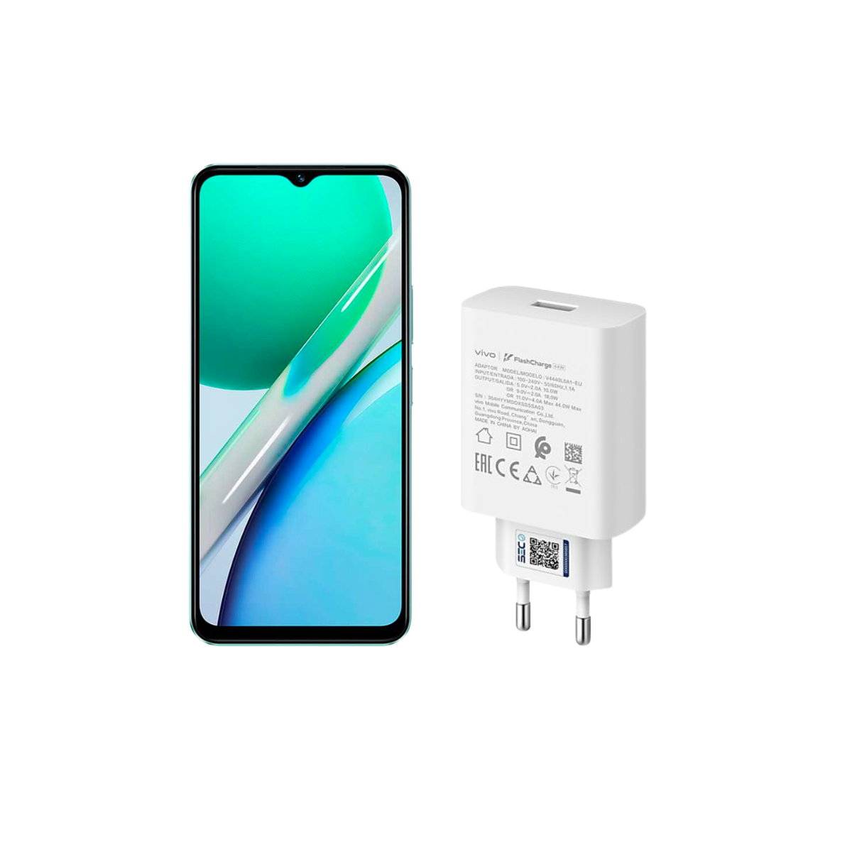 Cargador Original Vivo FlashCharge 2.0 33W + Cable C 3