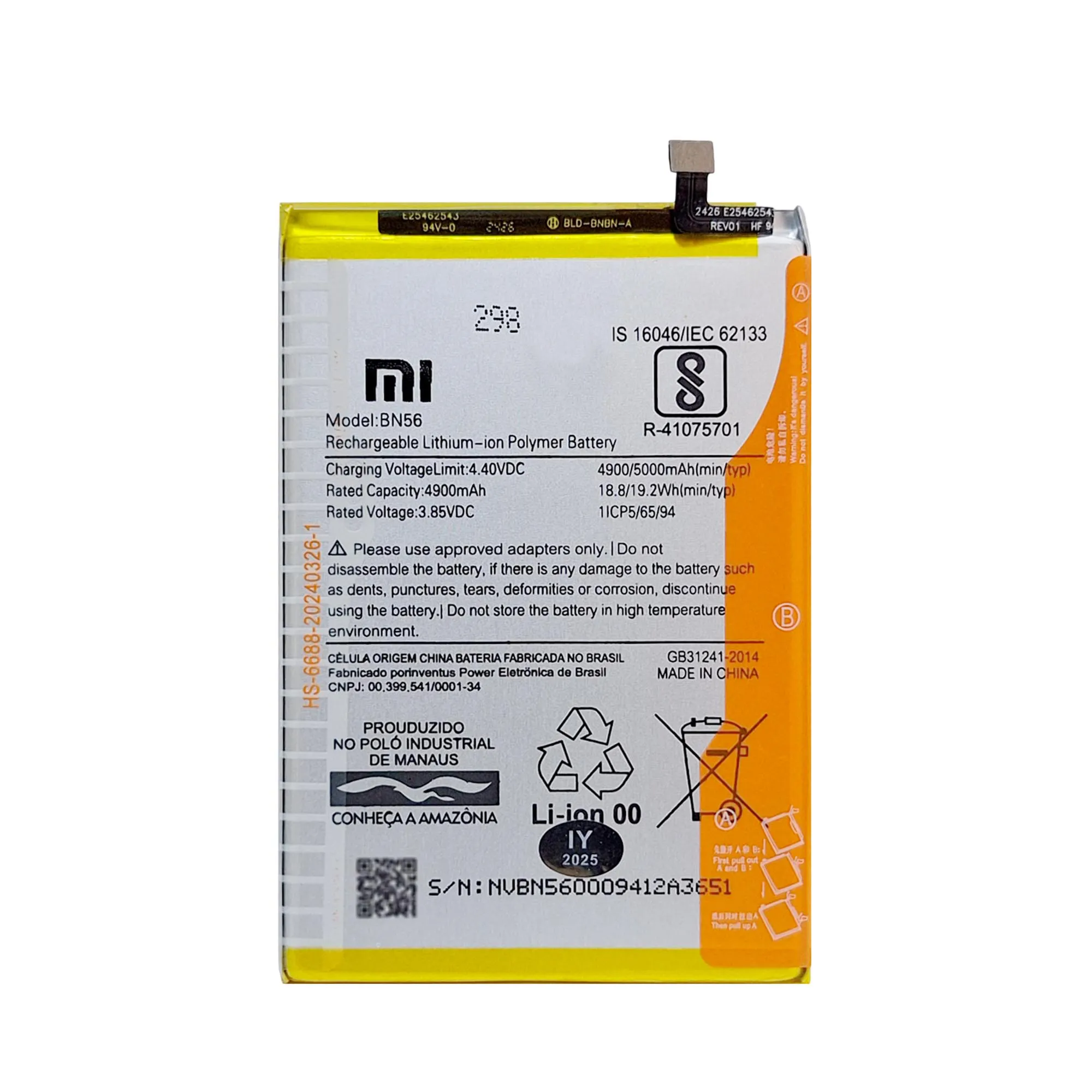 Bateria Original Xiaomi Redmi 9A - 9C Modelo BN56 2