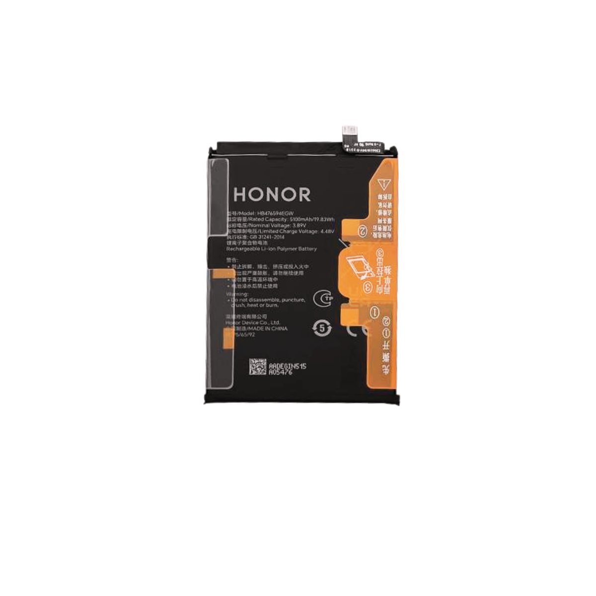 Bateria Original Honor 40 Lite 5100 Mah Repuesto 3