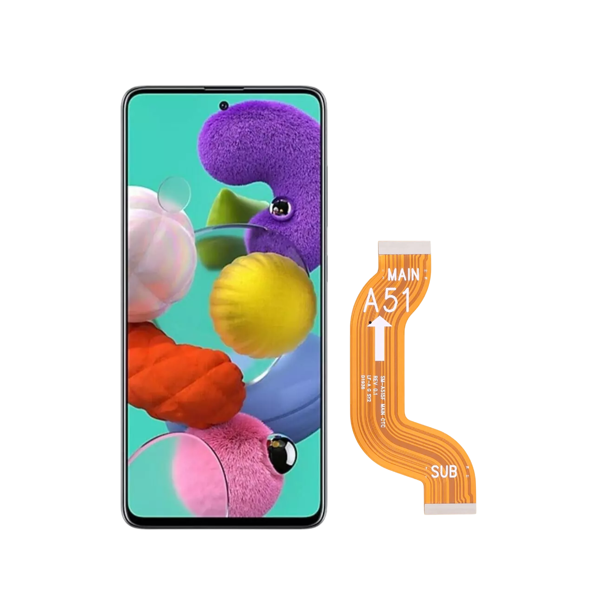 Flex Main Board Samsung Galaxy A51 A515 Repuesto 1