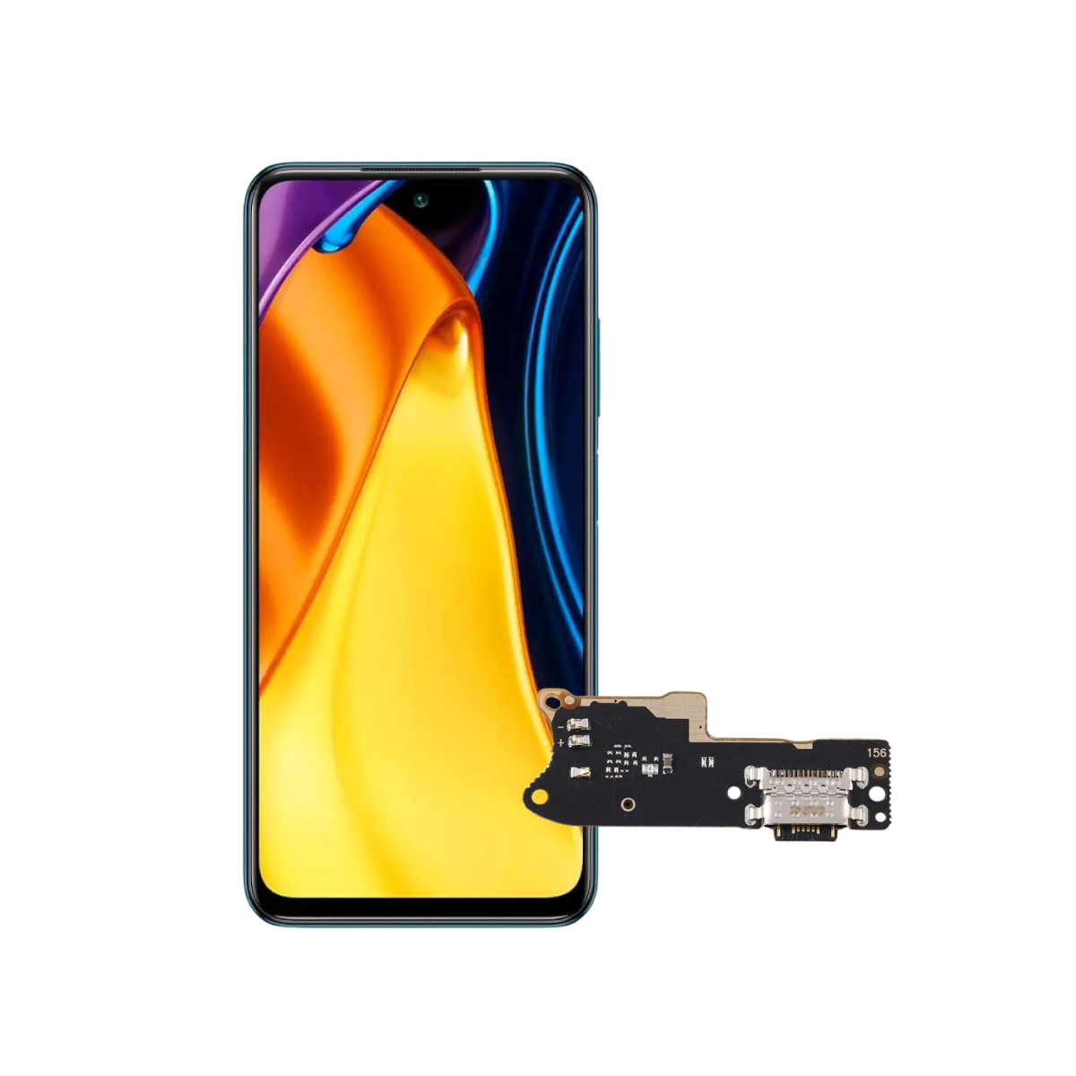 Flex Carga Para Xiaomi Poco M3 Repuesto 1