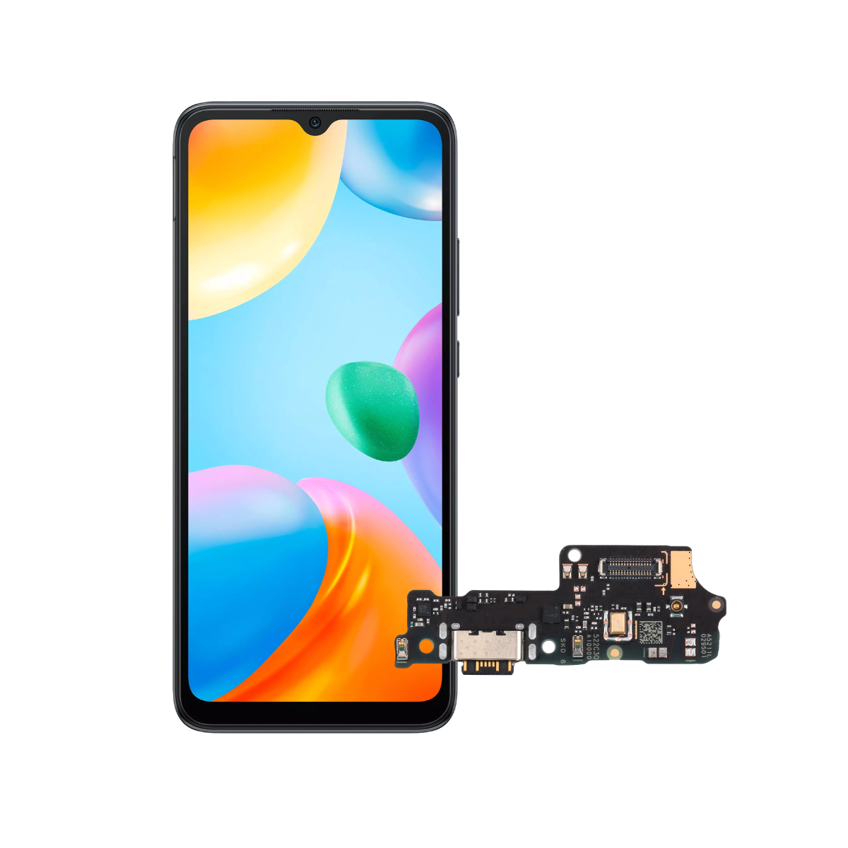 Flex Carga - Puerto USB Para Xiaomi Redmi 10C  1