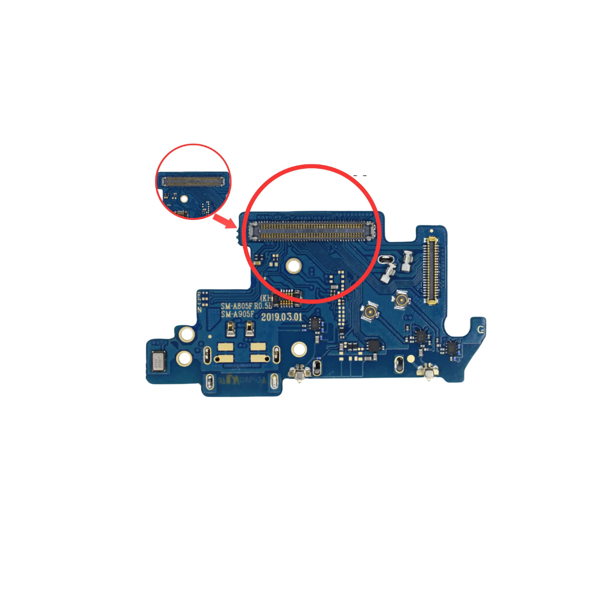 Flex Carga Para Samsung Galaxy A80 A805 Repuesto 5