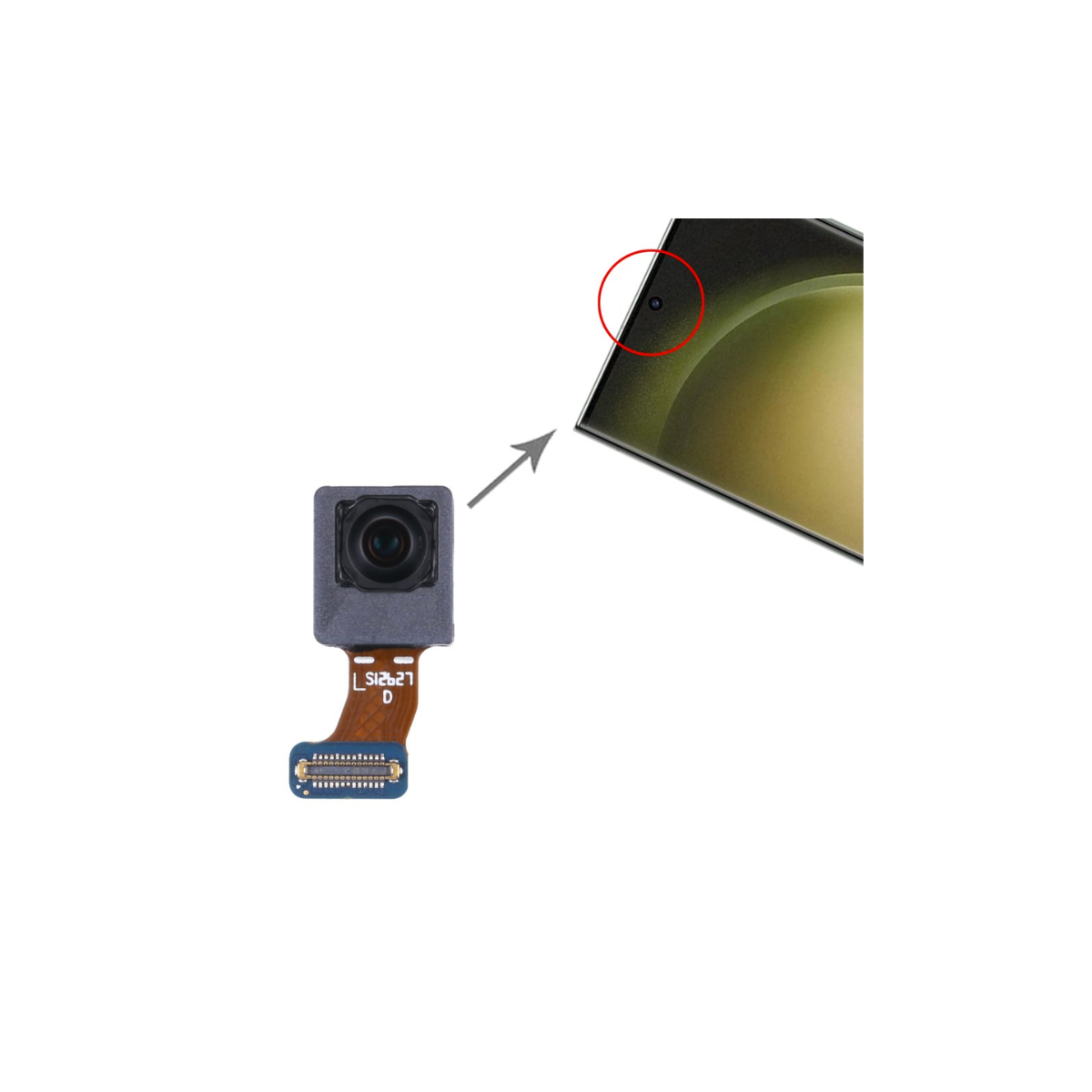 Camara Frontal Samsung Galaxy S22 ultra S908 1