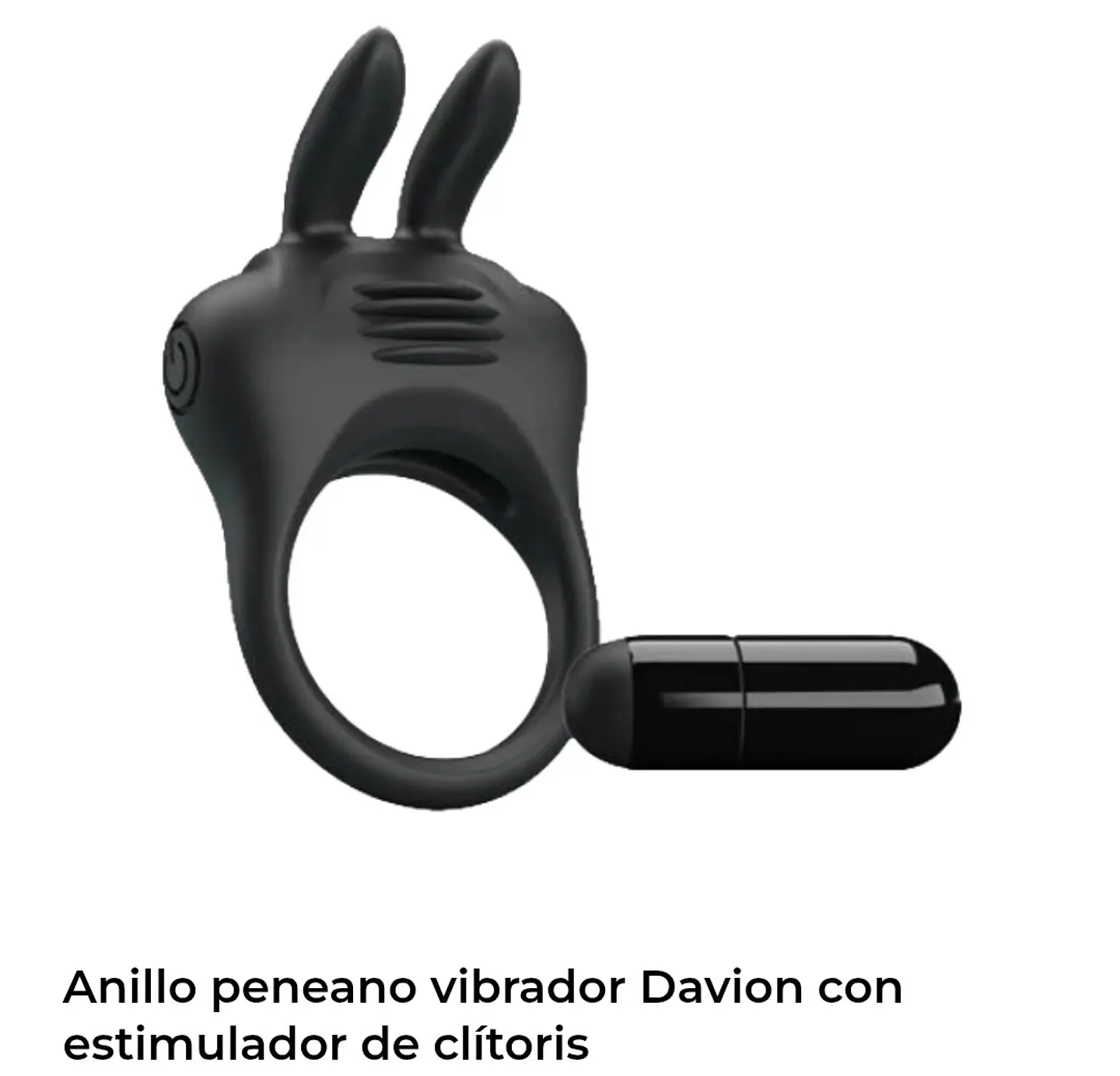 Anillo peneano vibrador davion con estimulador de clitoris 1