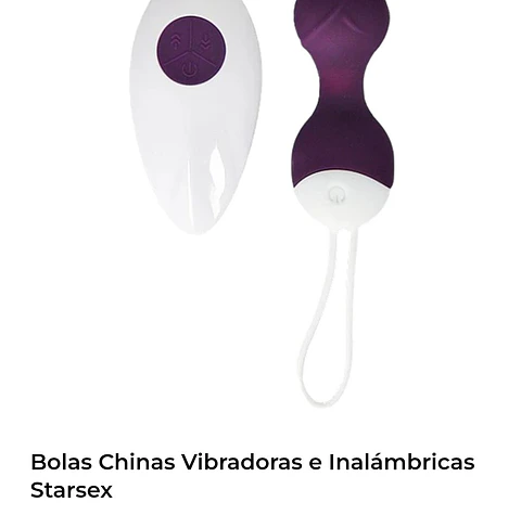 Bolas chinas vibradoras e inalámbricas starsex