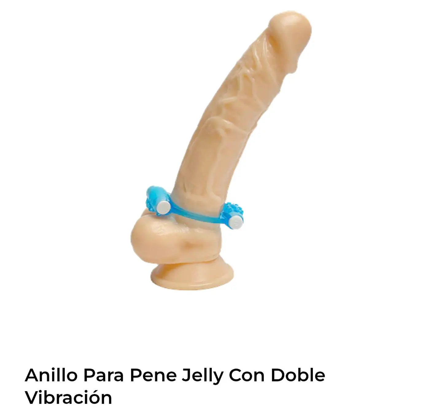 Anillo para pene jelly con doble vibracion 1