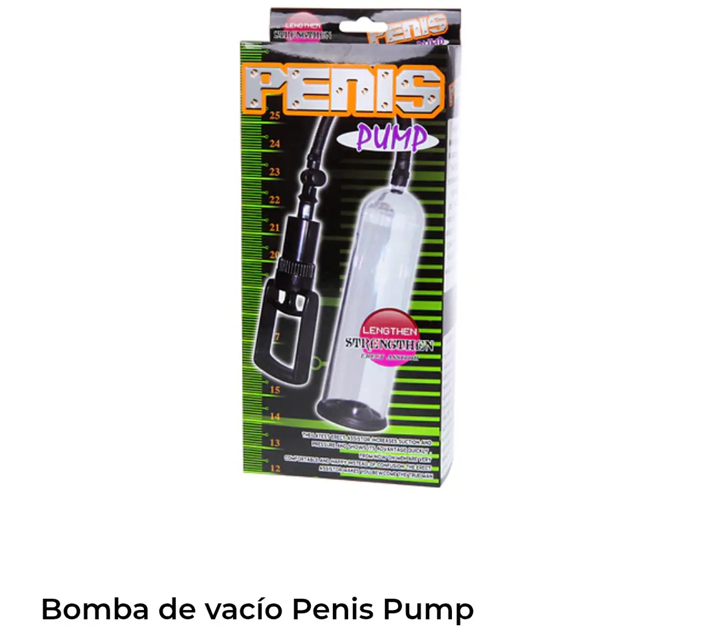 Bomba de vacío penis pump 1