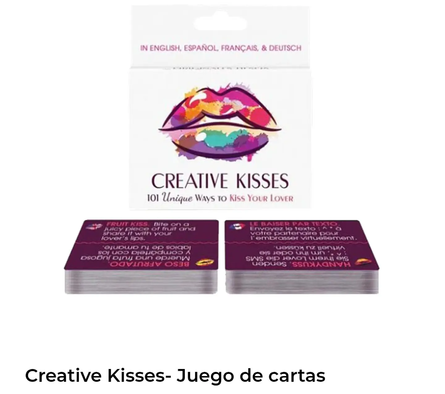 Creative kisses- juego de cartas 1