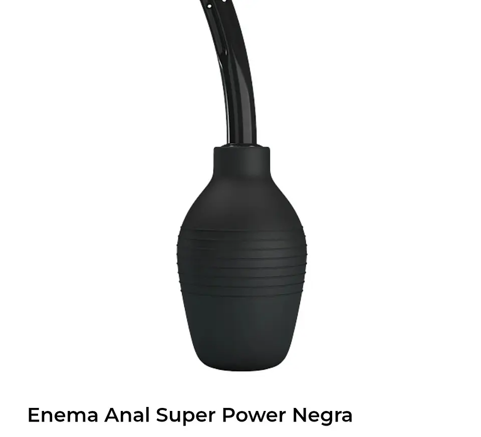 Enema anal super power negra 1