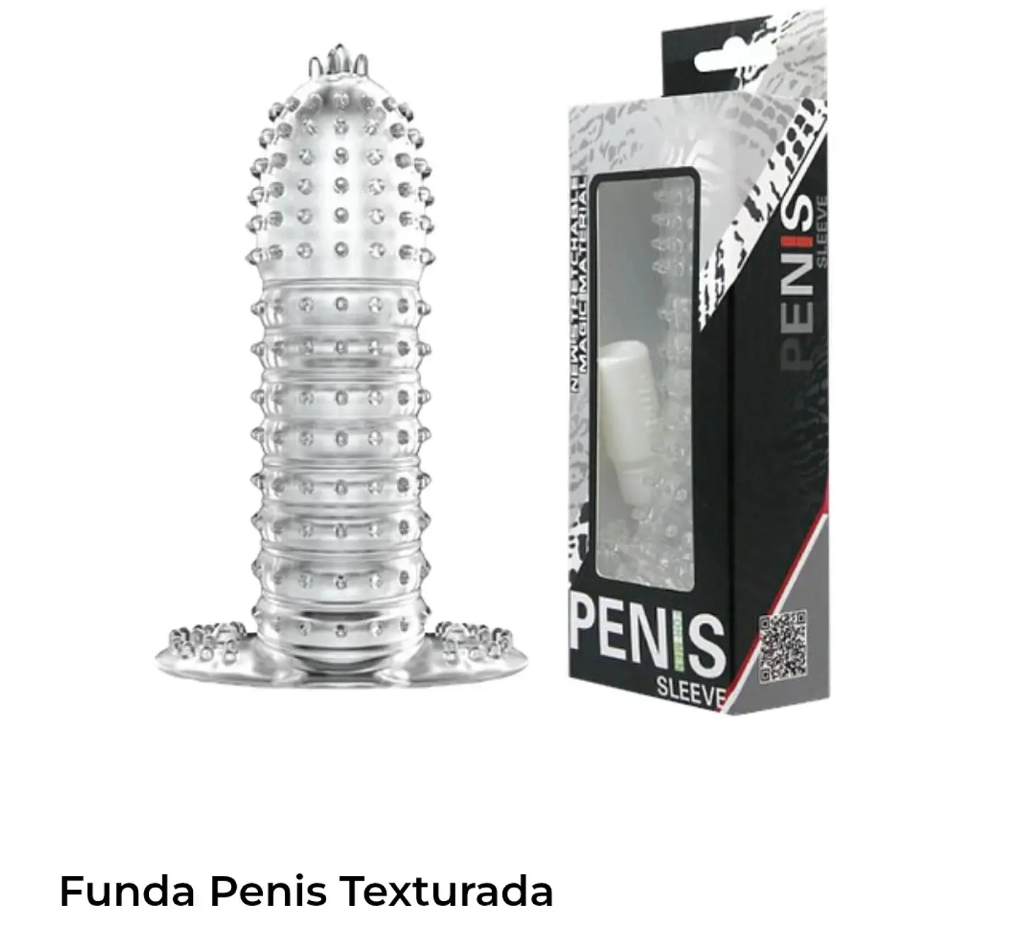 Funda penis texturada 1