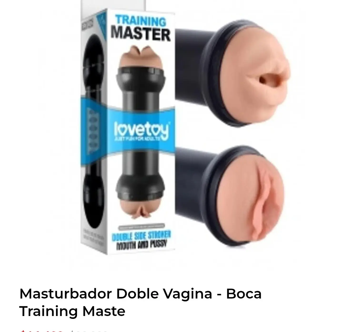 Masturbador doble vagina - boca training maste 1