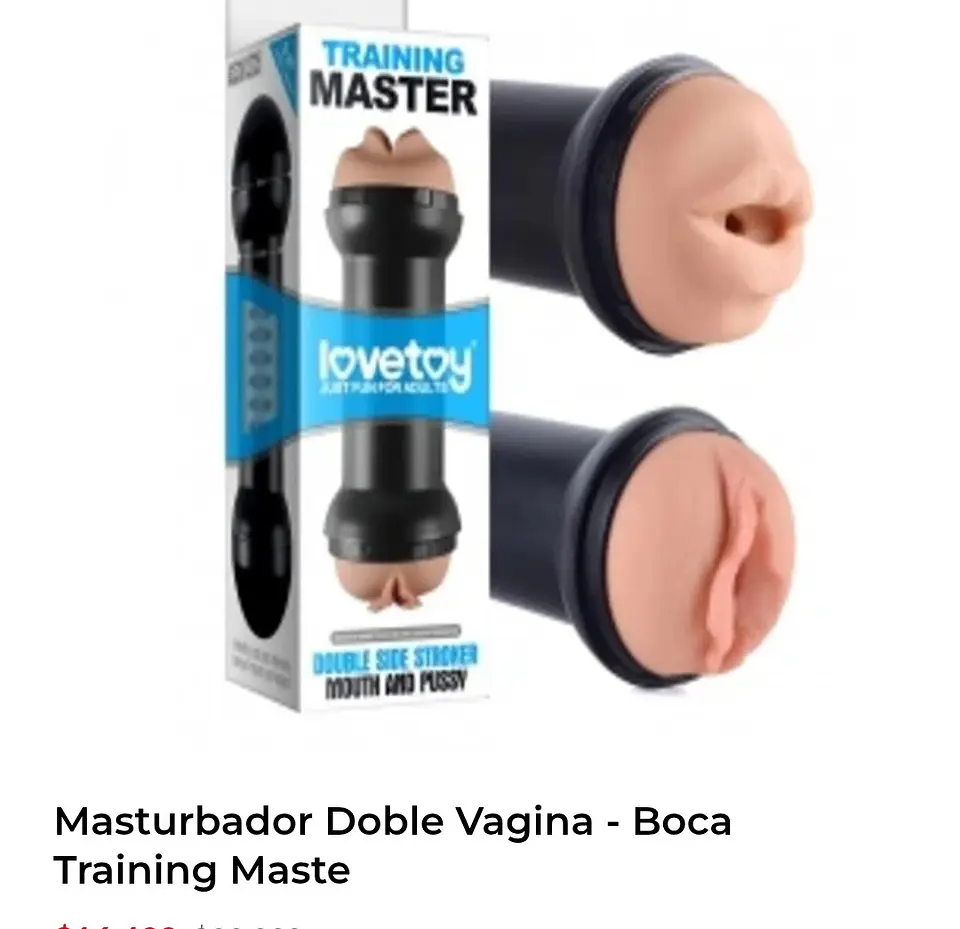 Masturbador doble vagina - boca training maste 1