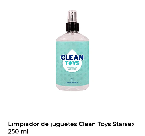 Limpiador de juguetes clean toys starsex 250 ml