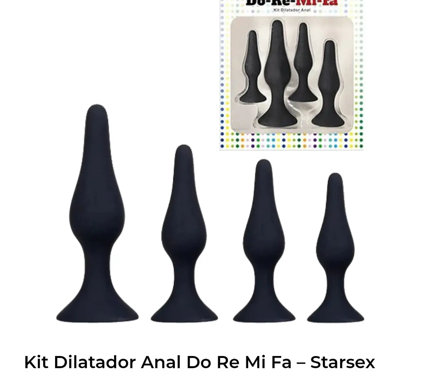 Kit dilatador anal do re mi fa -starsex 1
