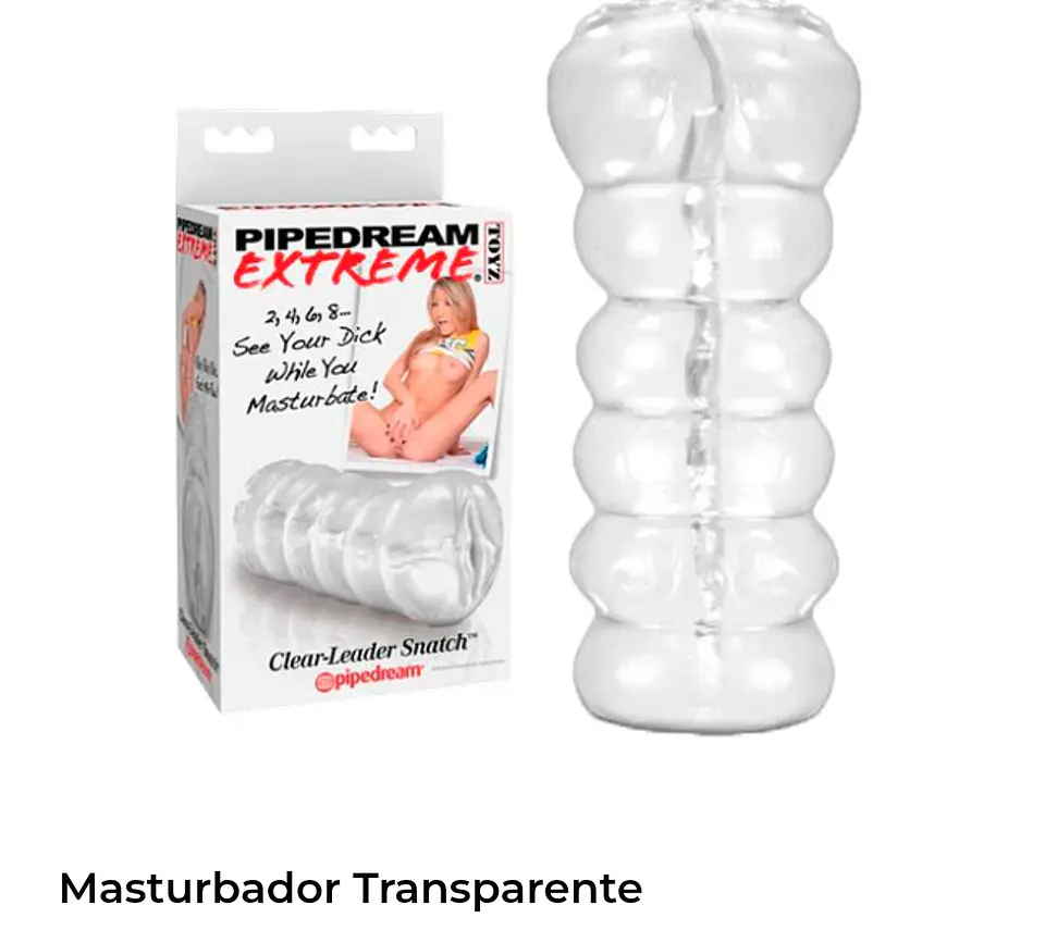 Masturbador transparente 1