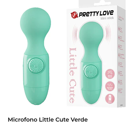 Micrófono Little cute verde
