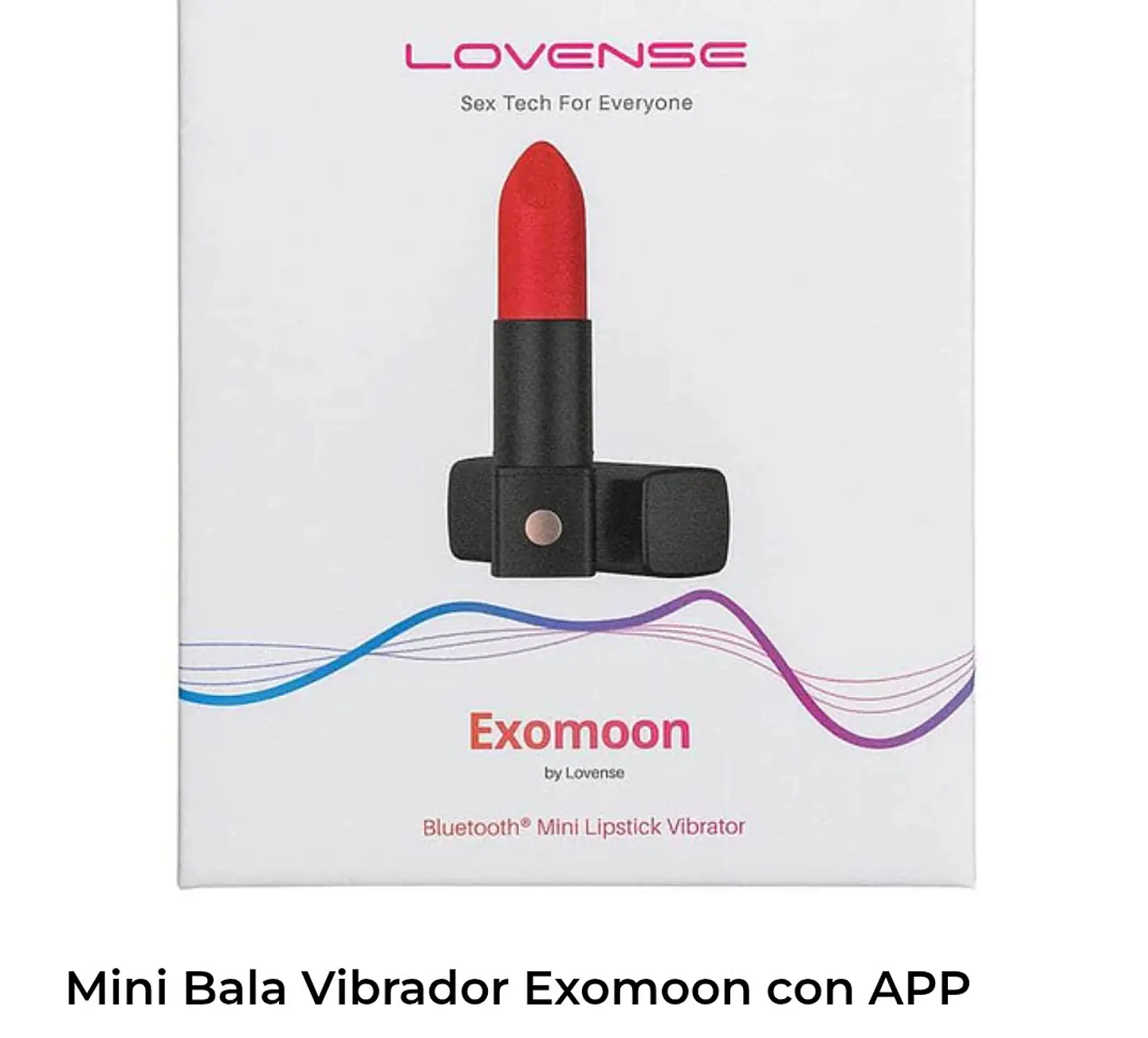 Mini bala vibrador exomoon con app 1