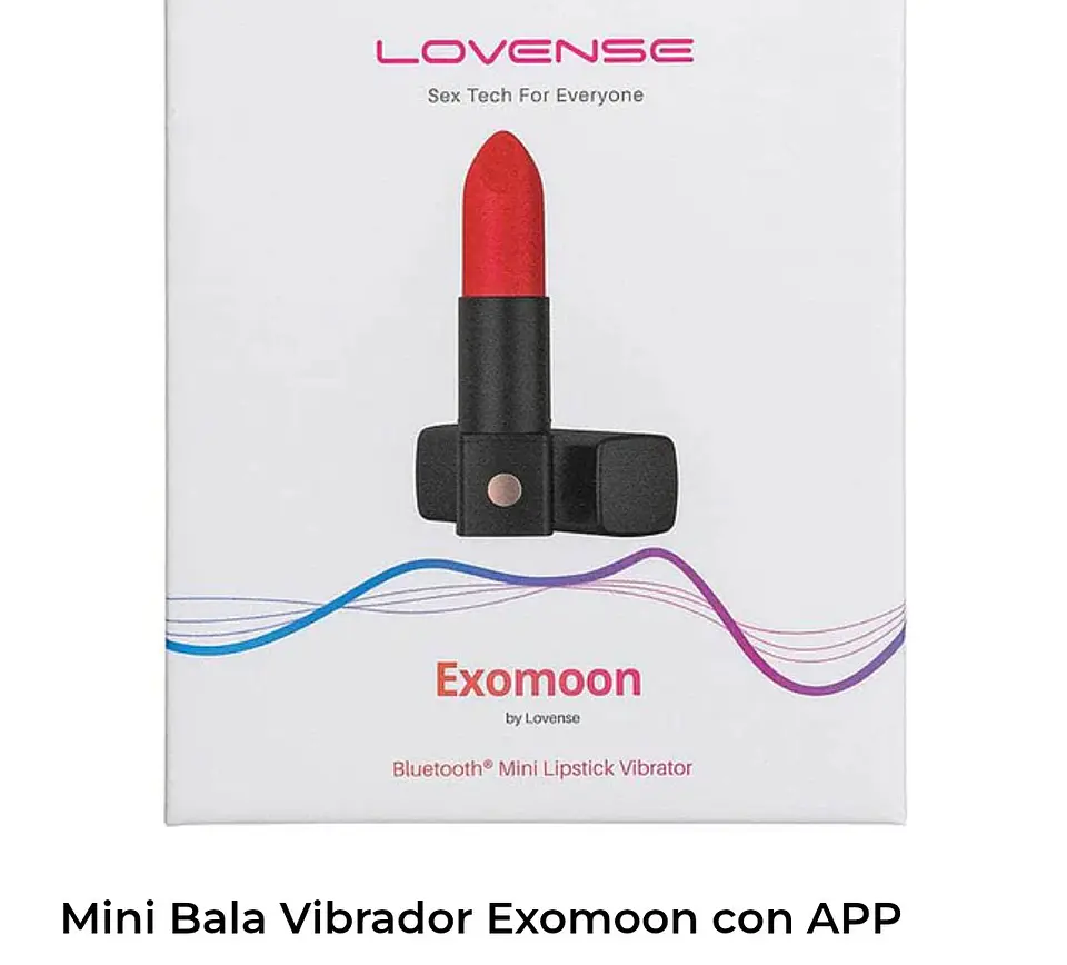 Mini bala vibrador exomoon con app 1