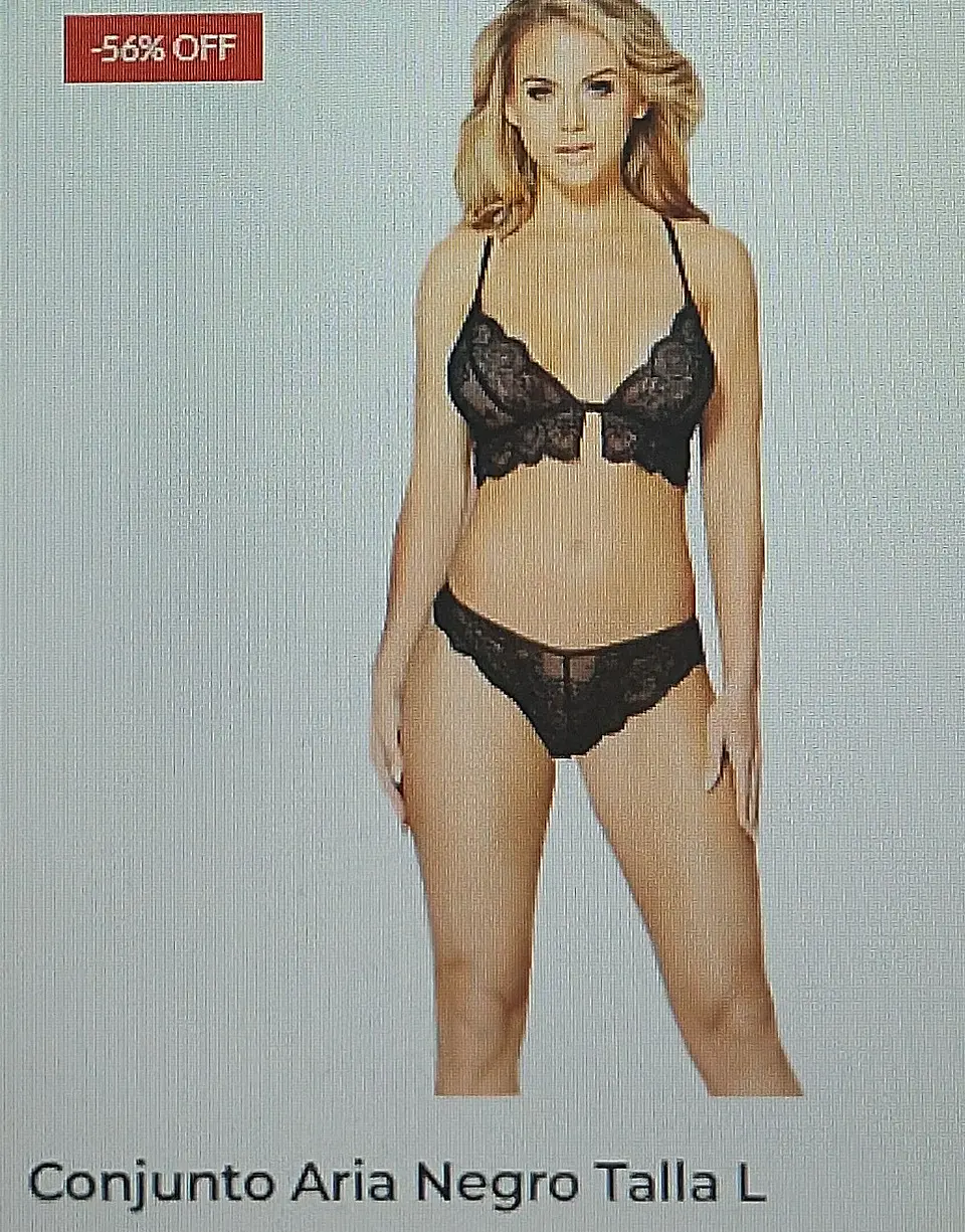 Conjunto aria negro Talla L 1