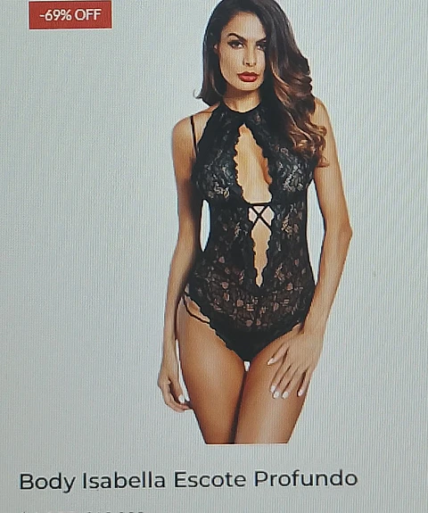 Body isabella escote profundo