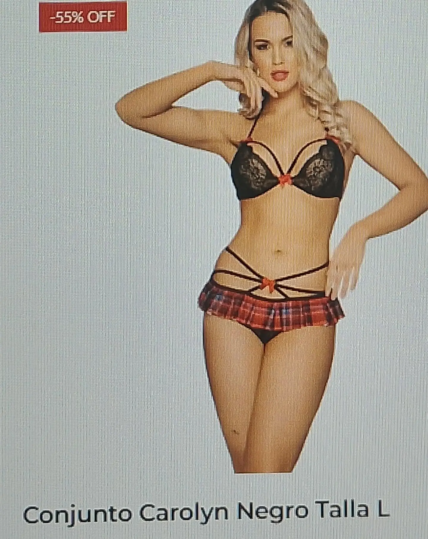 Conjunto carolyn negro Talla L 1
