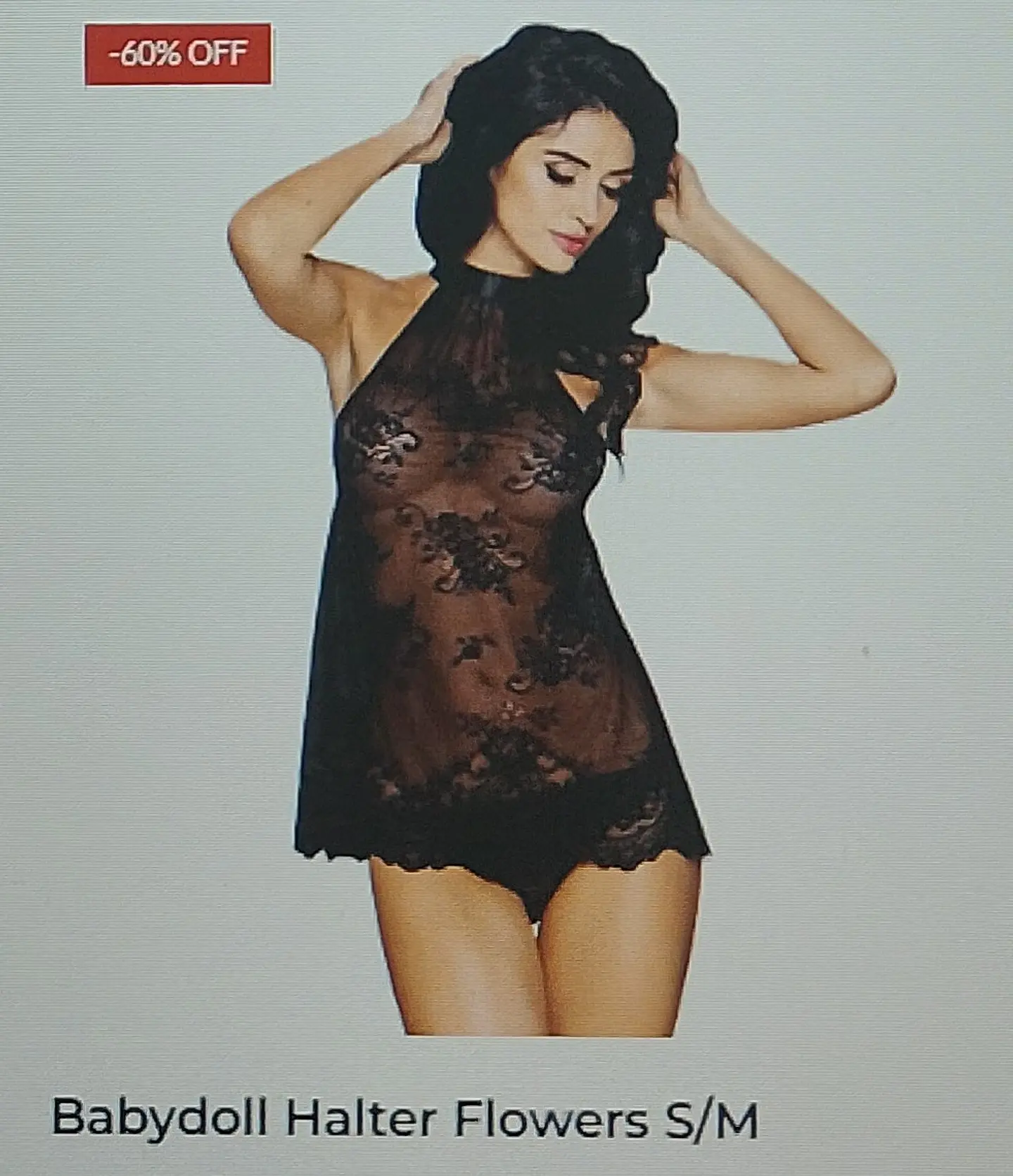 Babydoll halter Talla S/M 1