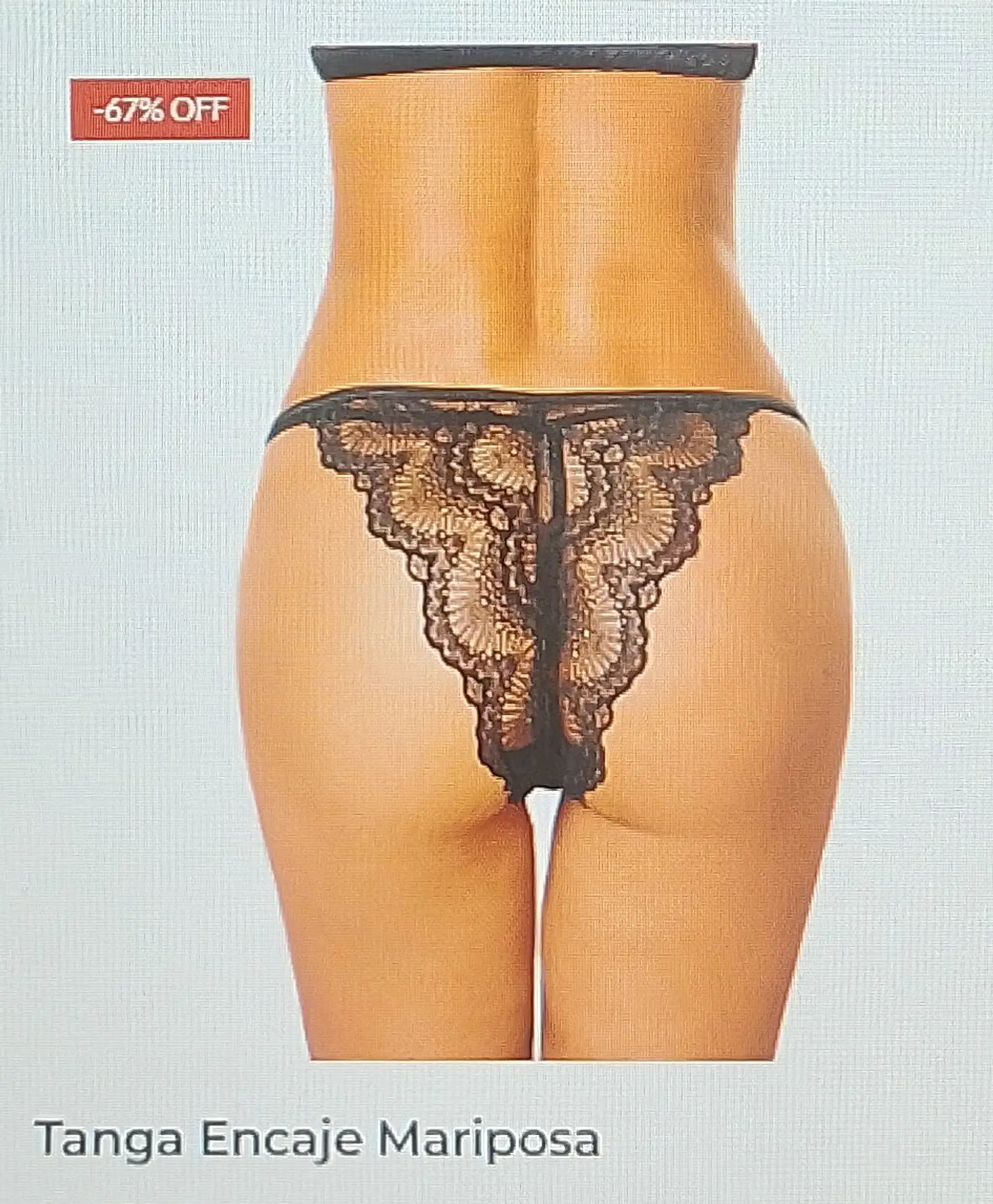 Tanga encaje mariposa 1