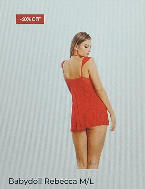 Babydoll rebeca Talla M/L