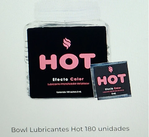 Bowl lubricantes hot 180 unidades