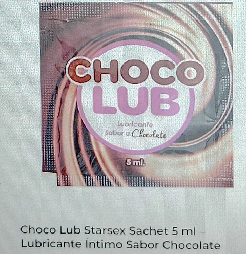 Choco lub starsex sachet 5 ml - lubricante intimo sabor chocolate